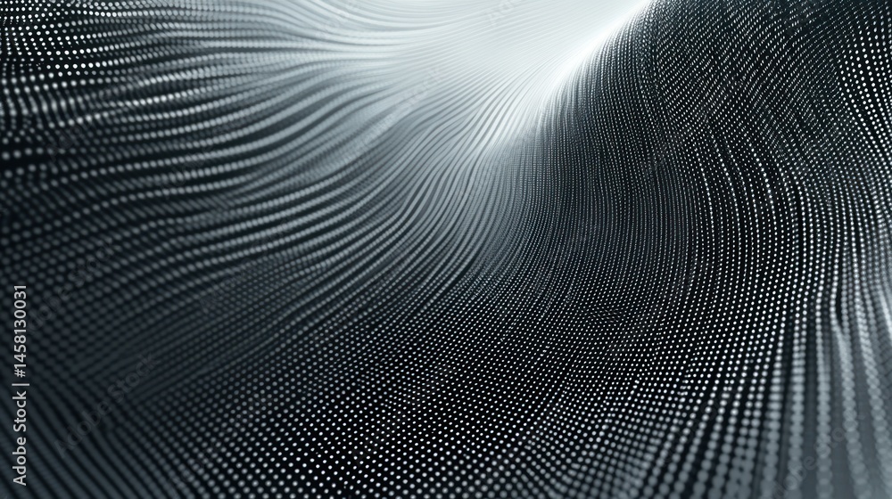 Abstract, digital, textured, flowing, tunnel Abstract, digital, textured, flowing, tunnel