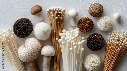 Variety of Edible Mushrooms...