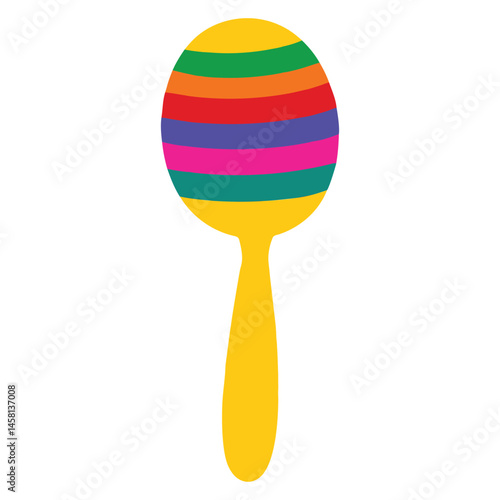 striped maracas Cinco de Mayo day, happy Cinco de Mayo festival clipart, 5th May Cinco de Mayo celebrate design sublimation 
