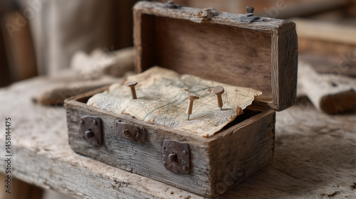Old Treasure Box: A vintage...