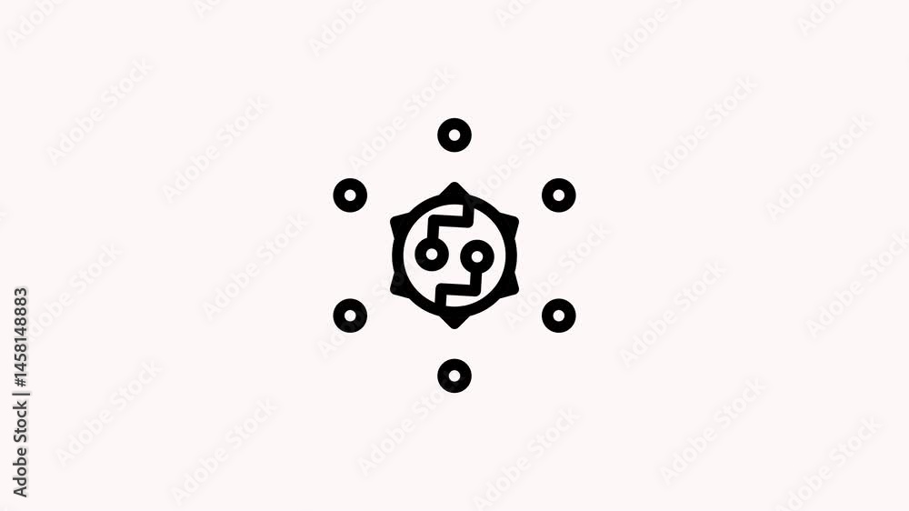 blockchain animated icon