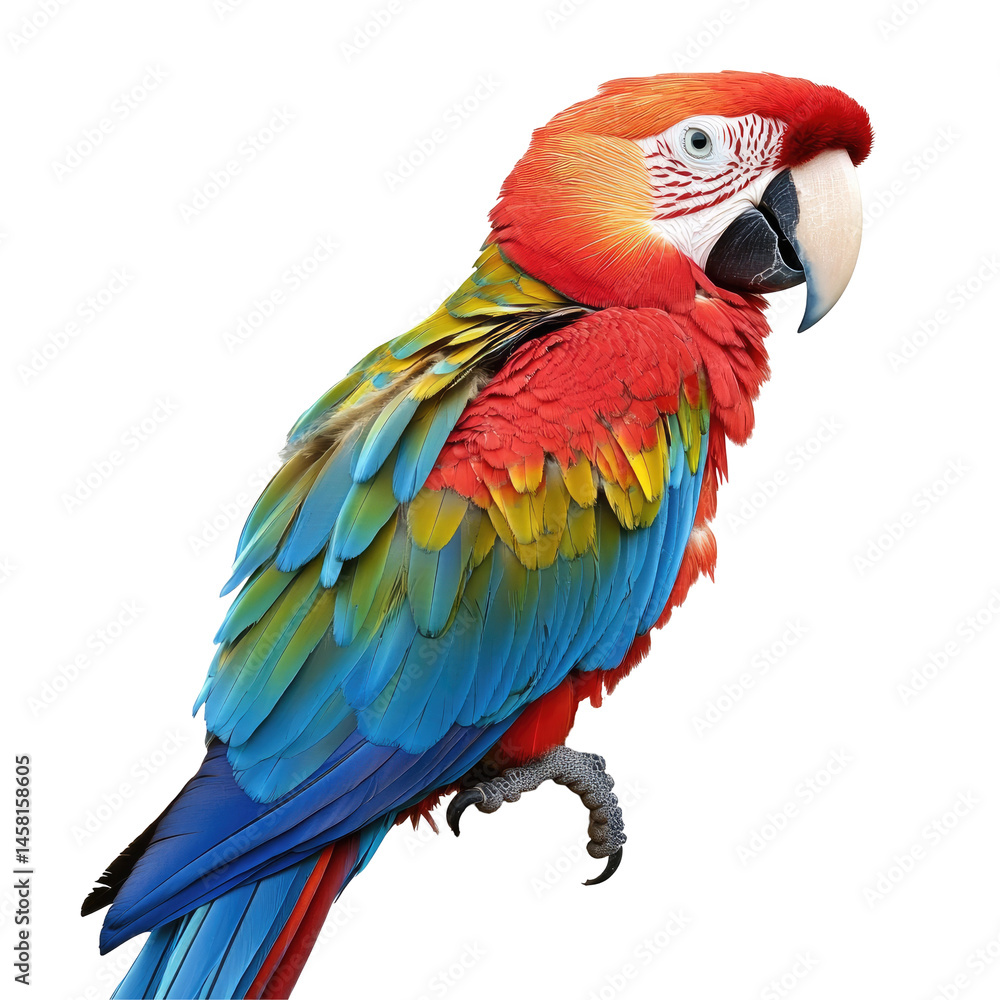 Obraz premium Colorful parrot portrait (1)