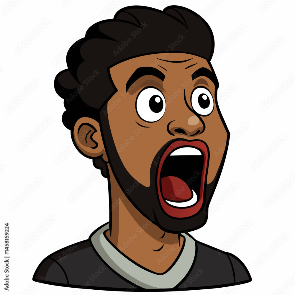 Obraz premium cartoon man vector illustration