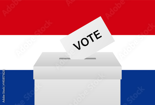 Election in the Netherlands. Election Concept. Vector Illustration.