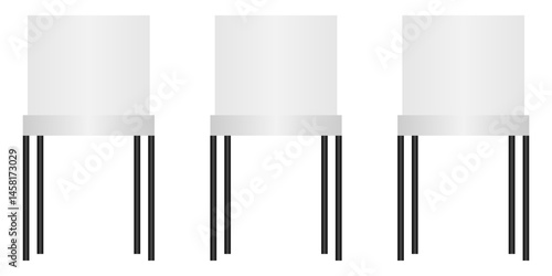 Voting Booths. Election Concept. Vector Illustration.