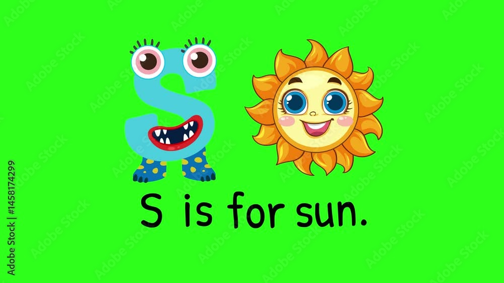 Alphabet Animation: S is for Sun Alphabet Animation: S is for Sun
