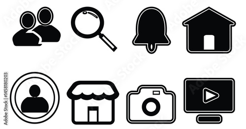 SOCIAL MEDIA ICONS, SOCIAL MEDIA VECTORS