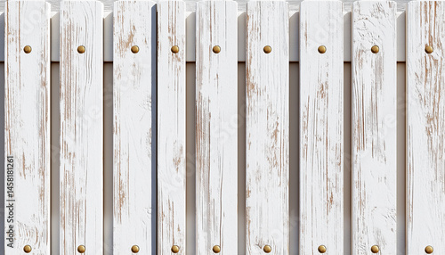 A vertical fence line.  Generative AI.
