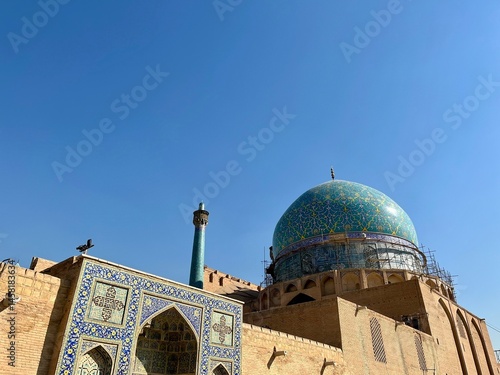 Mosque of Shah, Naghsh-e-Jahan square, Isfahan, Iran