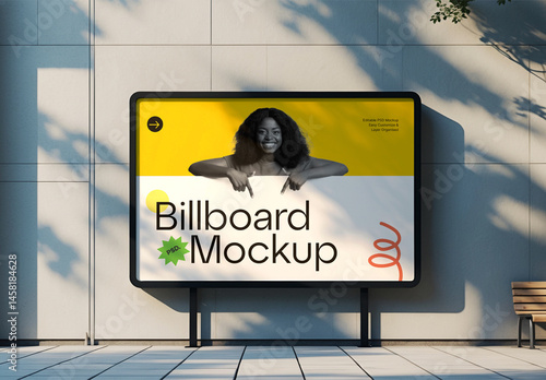 Stand Billboard Mockup