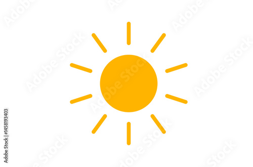 太陽のカラーアイコン