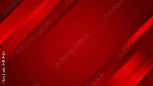 red background geometric loop animation video