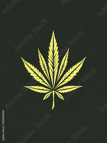 Marijuana vector icon cannabis weed leaf logo clip art illustration graphic