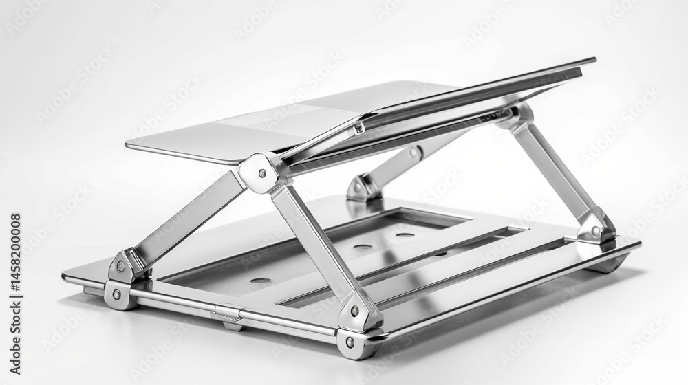 Modern laptop stand, adjustable, metal Modern laptop stand, adjustable, metal
