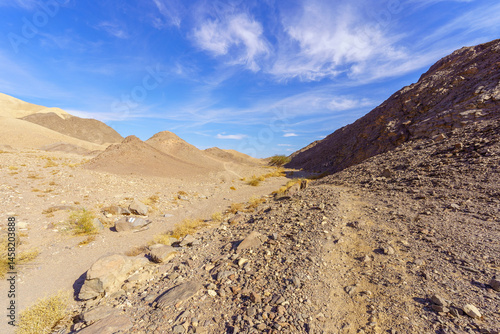 Obraz na płótnie Shlomo Valley landscape in Eilat desert mountains w salonie