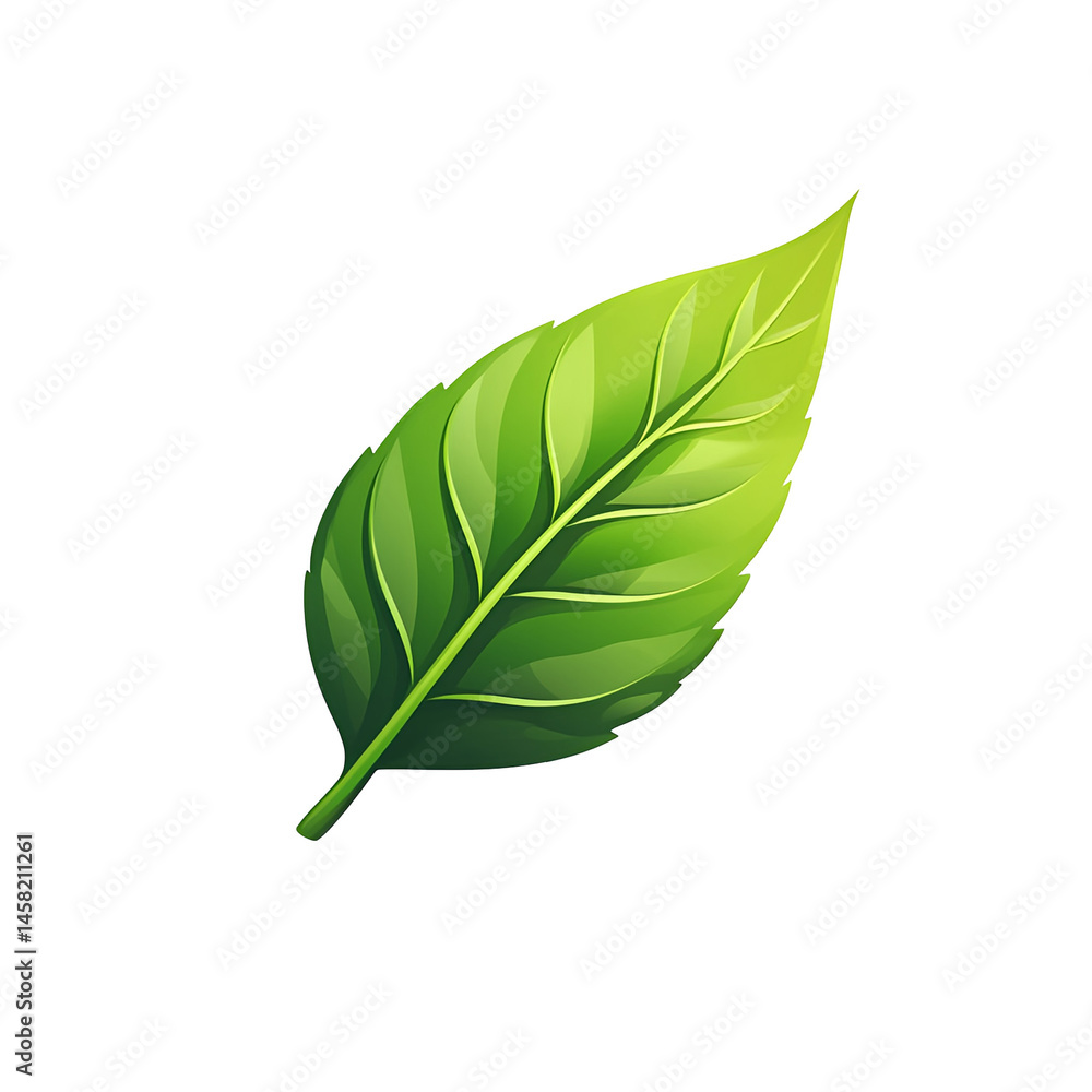 Fototapeta premium Light Leaf logo isolated on a white transparent background