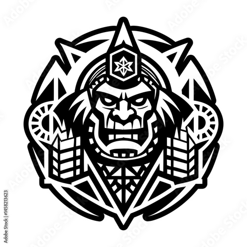 A solid icon depicting jewish spirit