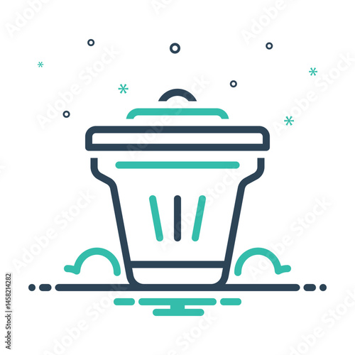 Mix icon for bin