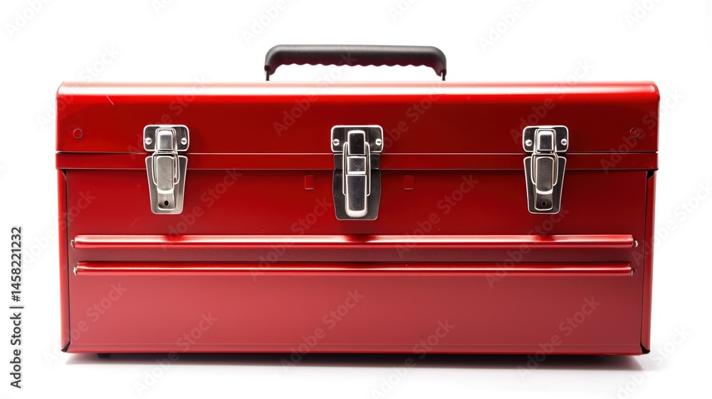 Red metal toolbox Red metal toolbox