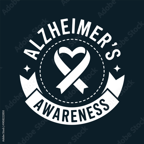Alzheimer's and Brain awareness t-shirt design