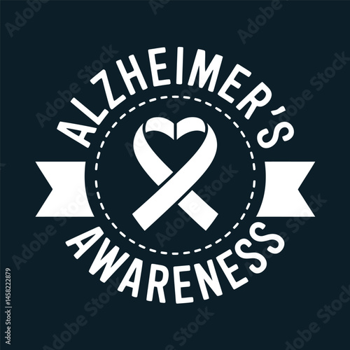 Alzheimer's and Brain awareness t-shirt design