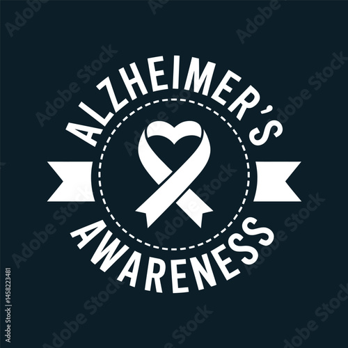 Alzheimer's and Brain awareness t-shirt design