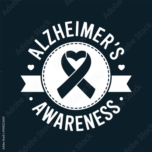Alzheimer's and Brain awareness t-shirt design