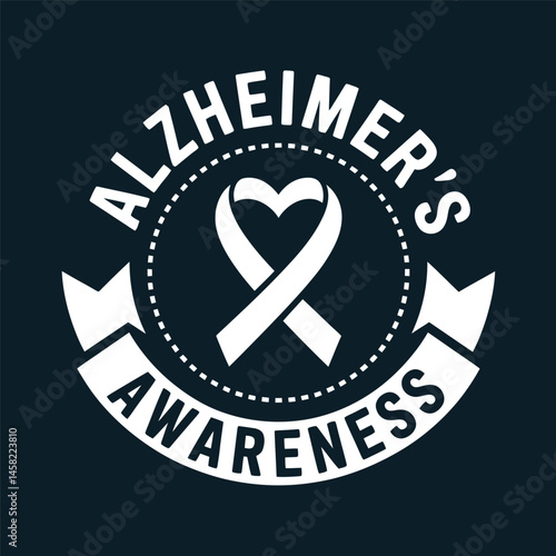 Alzheimer's and Brain awareness t-shirt design