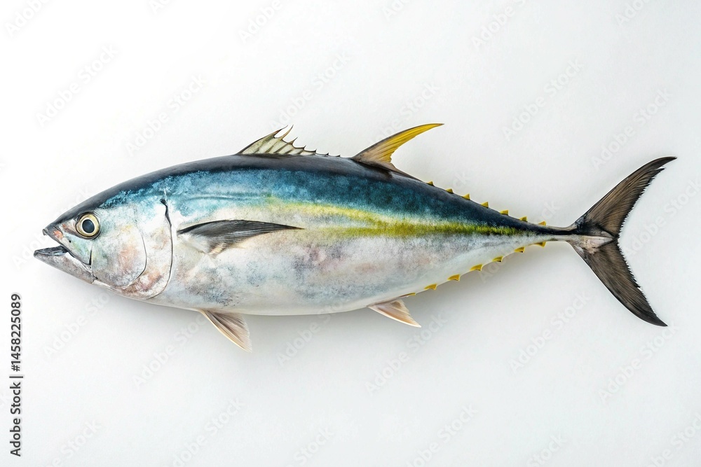 Fototapeta premium fresh fish on white background