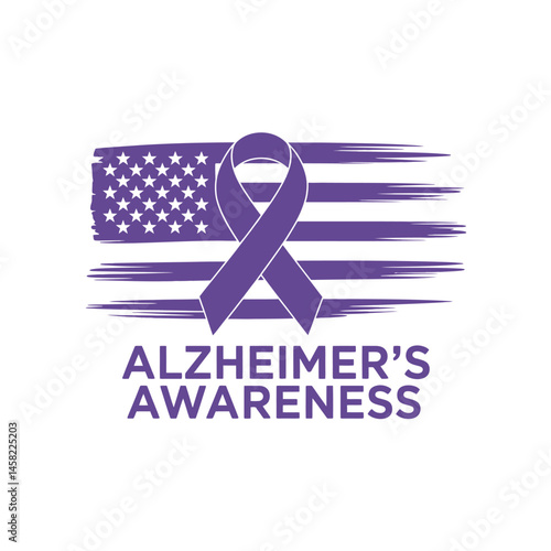 Alzheimer's and Brain awareness t-shirt design
