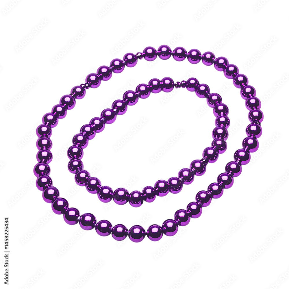 Obraz premium Traditional Mardis Gras beads necklace 