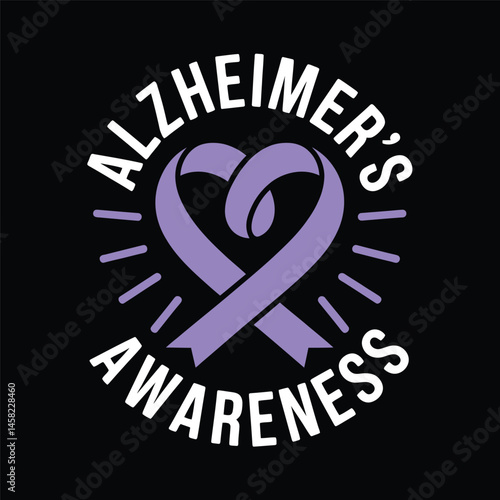 Alzheimer's and Brain awareness t-shirt design