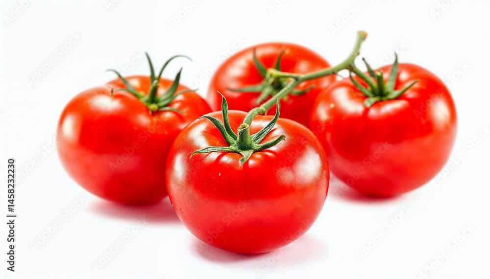 red tomatoes isolated on white background red tomatoes isolated on white background
