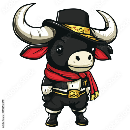 bullfighting, animal, vector, transparent background, cattle, nature, wildlife, big, isolated, ox, bovine