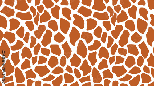 Giraffe seamless pattern. Vector image.
