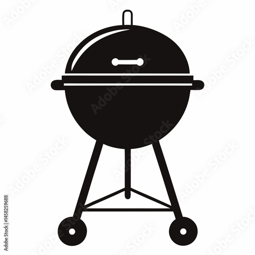 barbecue grill isolated on white