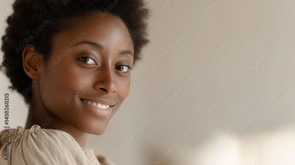 portrait of smiling volunteer showcasing warm and inviting expression portrait of smiling volunteer showcasing warm and inviting expression
