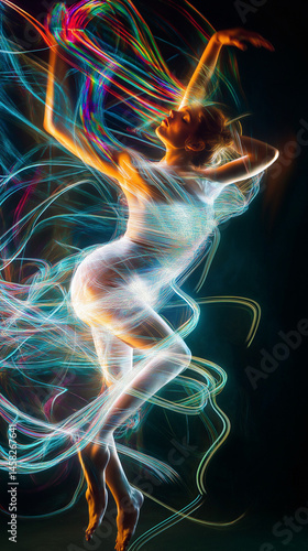 Light Painted Motion Portrait
