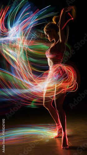 Light Painted Motion Portrait
