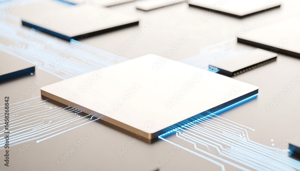 Futuristic Digital Background with Blue FUI Style and Circuit Elements
Futuristic Digital Background with Blue FUI Style and Circuit Elements
