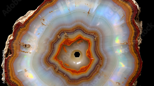Opalized Petrified Wood Extreme Detail