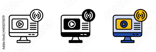 Live Streaming is real-time broadcasting of lessons or lectures using cameras, microphones, and digital platforms.