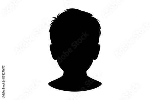 Man head silhouette profile avatar person unknown