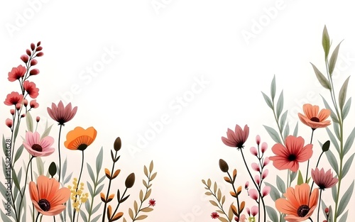 Spectacular Set of vector background with hand draw pink gold solhouettes of lotus flower and leaves. High quality
