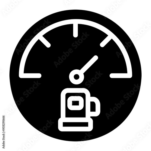 fuel indicators Solid icon