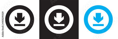 Expand down icon. Vector for websites, mobile interfaces, presentations, banner, visual branding etc. Vector illustration. isolated on white and black background. EPS 10