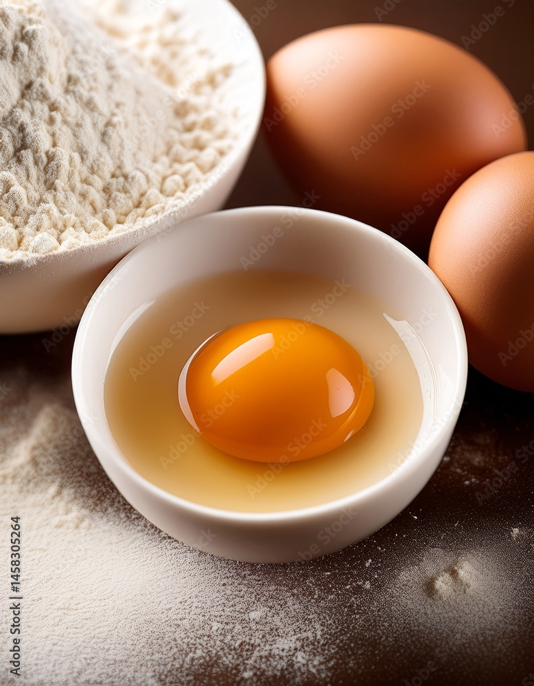 Egg and flour - eggs Egg and flour - eggs
