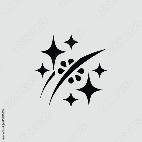 Sleek Futuristic Spa Logo Design with Abstract Minimal Symbol