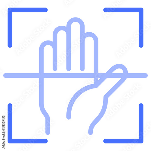 Palm Scan Icon