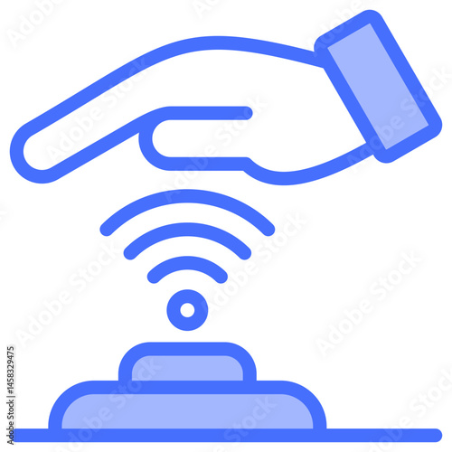 Palm Scanning Icon